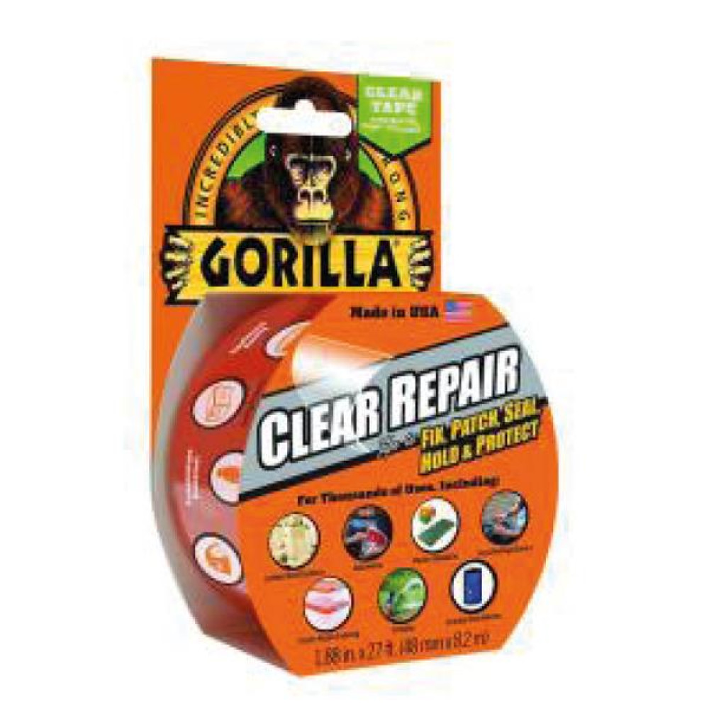 Gorilla reparations tape 8,23mx48mm transparentGorilla tape