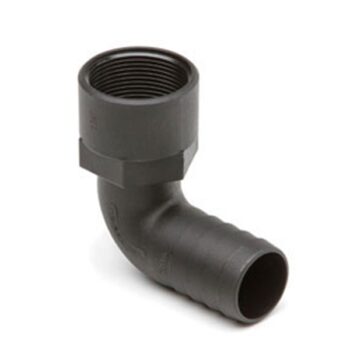 Slangnippel Trudesign 90°, inv. 1½" x 38 mm slang