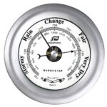 Barometer 4" högblank krom Bas Ø 130 mm