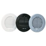 Ventilgaller D 3" krom