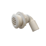 Tankventilator vinklad plast 25mm