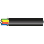 7-ledar-trailerkabel, 6x1mm2 + 1x2mm2 (svart) 100m