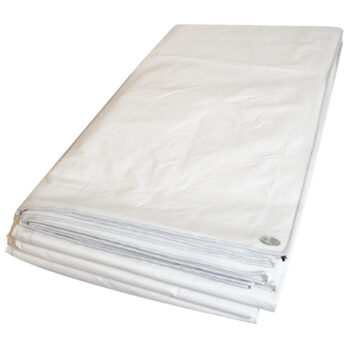 Presenning Super Tarp Standard 160g/m2 vit 3 x 4 meter