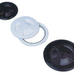 Inspektionslucka plast vit, ø 104 mm