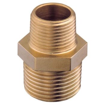 Nippel u/u gänga 1/4- 1/8"