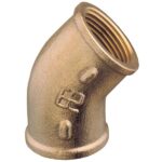 Guidi Böj 45° inv/inv 1 1/2" brons