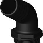Trudesign Aquavalve slangkoppling svart 120 gr 1 1/2" 38mm