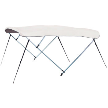 Bimini top 3-armad alurör Ø25mm vitt l180 b160-170 h110cm