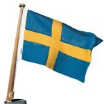 Båtflagga Sverige, 120x75 cm