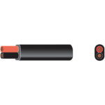 Oceanflex marin kabel platt röd/svart 2x0,75 mm2 30 m