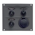 BEP-elpanel 3 kont.12 V ext.