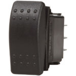 Blue Sea Systems vattentät switch Contura2 SPDT (On)-Off-(On)