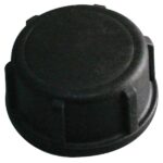 Plastlock svart 3/4" gänga