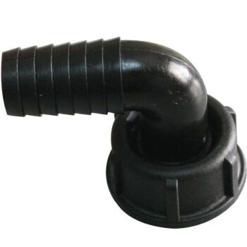 Avluftningsstos 90° Ø17mm 3/4" gänga