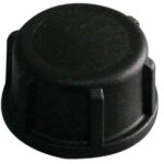 Plastlock svart 1/2" gänga
