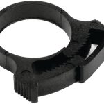 Slangklämma plast 32,0 - 34,8mm svart - 9mm