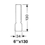 DHR Lampglas 6 x 130 mm