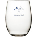 MB Welcome on board Ölglas Ø9 cm H13 cm 591 ml. 6 st
