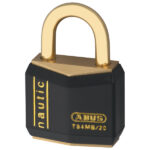 Abus hänglås, mässing/vinyl