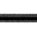 Robline elastik snor, 6mm sort  - 1 mtr