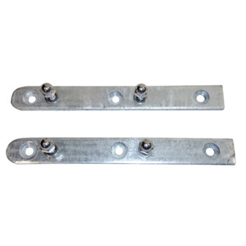 Beslag til bryggstege Galv. Set of 2 pcs.