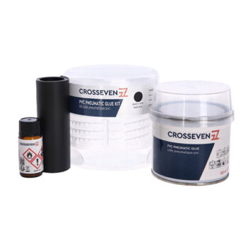 Reparations kit PVC 125ml 2-komponent 40 x 9cm svart duk