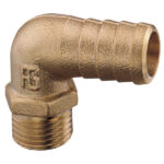 Guidi slangestuds  90° ind 1/2" x 19 mm